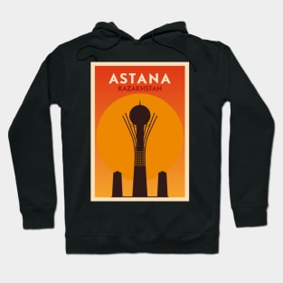 Astana city poster Hoodie